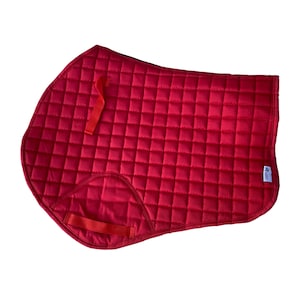 Almofada de sela para cavalo equestre Royalian – Equitação antiderrapante Bareback para todos os fins, design de bloco pequeno, almofada de sela de algodão