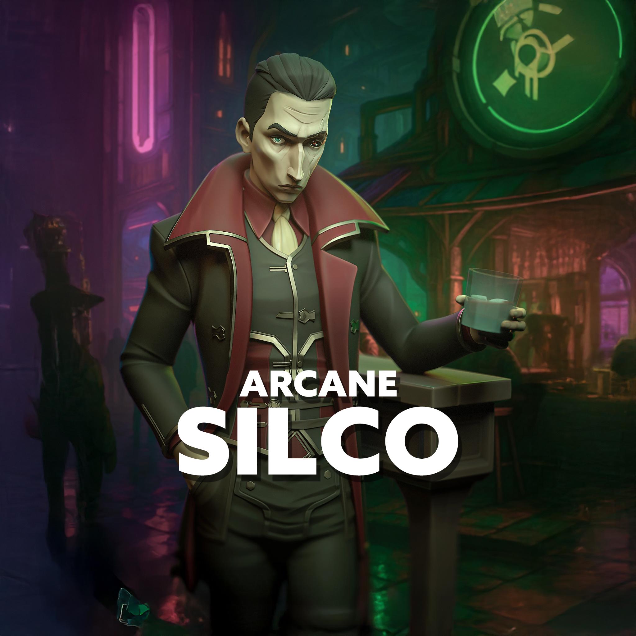 Silco Arcane Figure - 9" Tall - High Quality Resin Figure - Painted Options