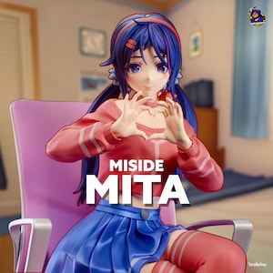 Mita - 6.9&quot;Tall - High Quality Resin Figure - Multiple Sizes - Painted Options