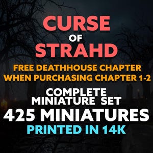 Curse of Strahd Complete Miniature Set –  Dungeons & Dragons Minis | 425 Miniatures for Tabletop RPG - TTRPG - Role Playing Game -