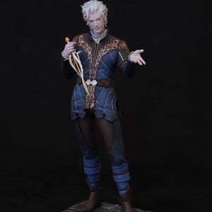 Astarion Resin Figure - Baldur's Gate 3 - Hand-Painted or Unpainted