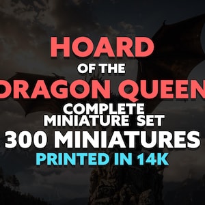 Tyranny of Dragons and Hoard of the Dragon Queen Komplettes Miniaturen Set – Dungeons & Dragons Minis | 300 Miniaturen Miniaturen für Tabletop-Rollenspiel