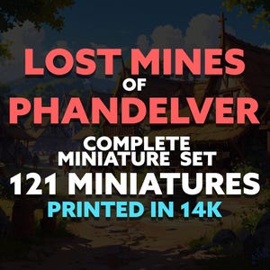 Lost Mines of Phandelver Complete Miniature Set –  Dungeons & Dragons Minis | 112 Miniatures for Tabletop RPG - TTRPG - Role Playing Game