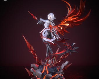Crimson Harlequin - GI Inspired Statue 10.5" Tall - Anime