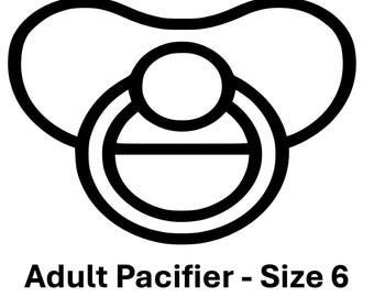 Adult Pacifier - Size 6