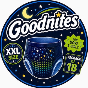 Paquetes de 18 pañales Huggies Goodnites XXL