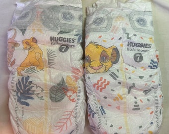 Huggies Little Movers Size 7 Samplers Featuring The Lion King