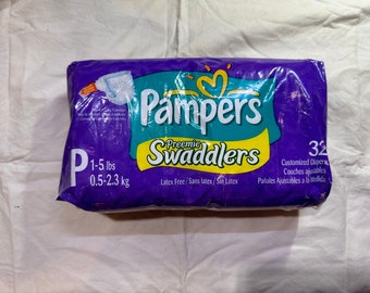 Vintage Pampers Preemie Swaddlers