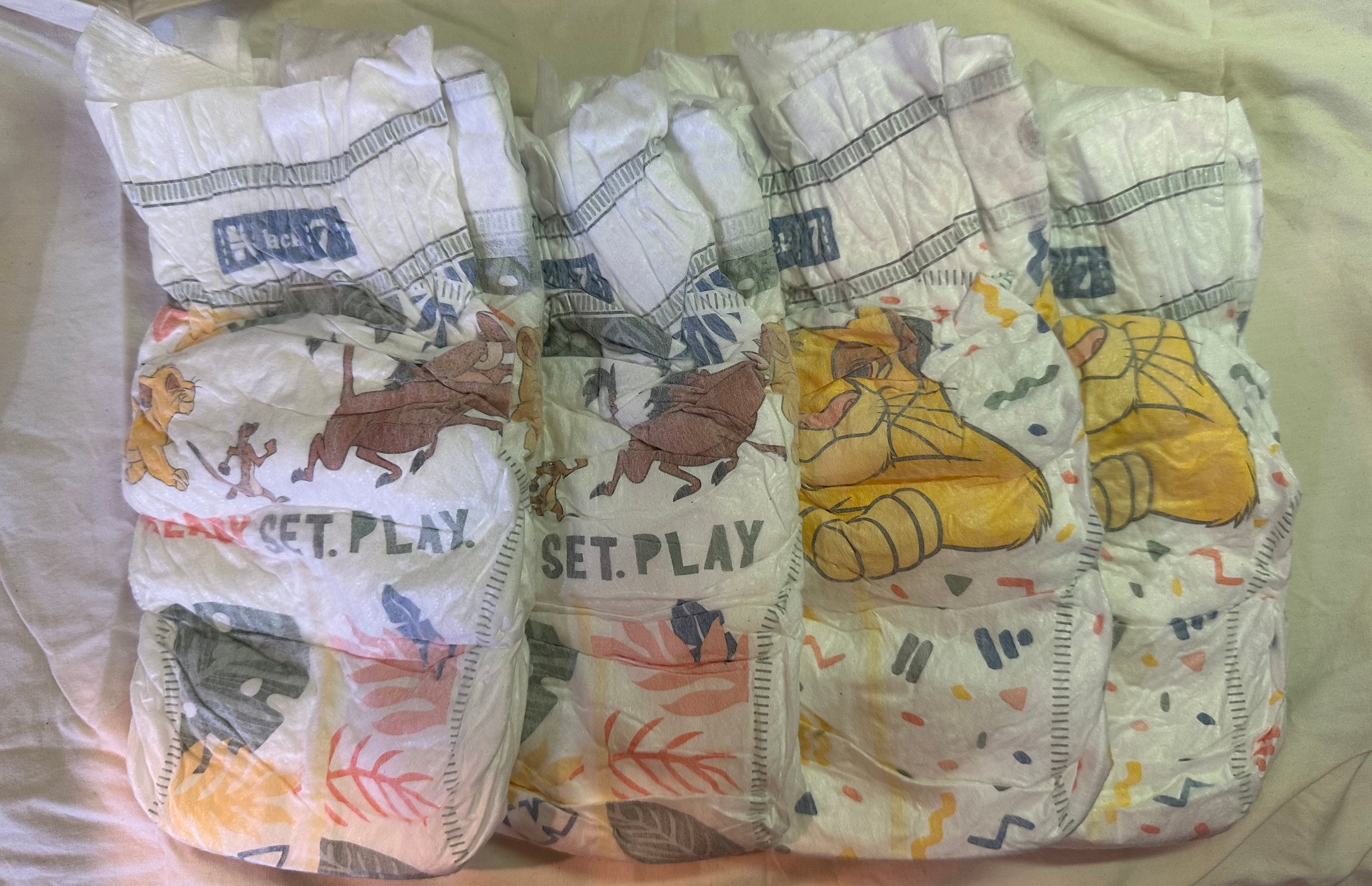 Huggies Little Movers Size 7 Samplers Featuring the Lion King Etsy