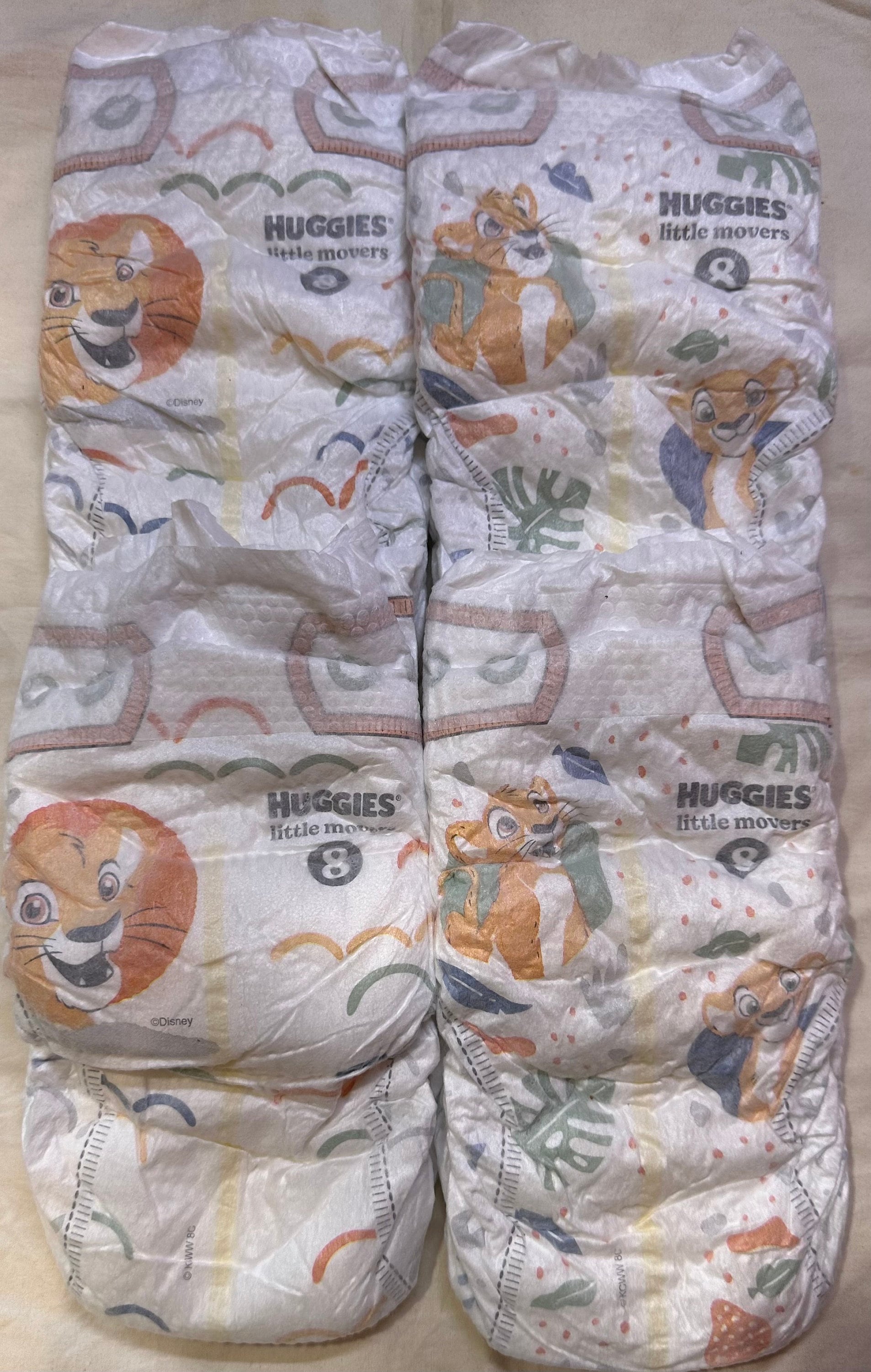 Huggies Little Movers Size 8 Sampler Set Diapers Etsy