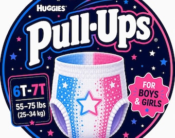 Huggies Boys & Girls 6T-7T Pull up Training Pants 4 Pack Sample