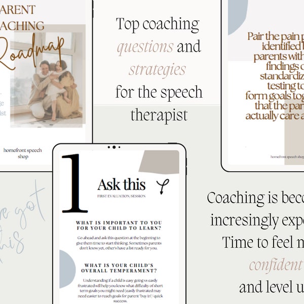 Parent Coaching Roadmap- Speech Language Pathologist/Speech Therapist