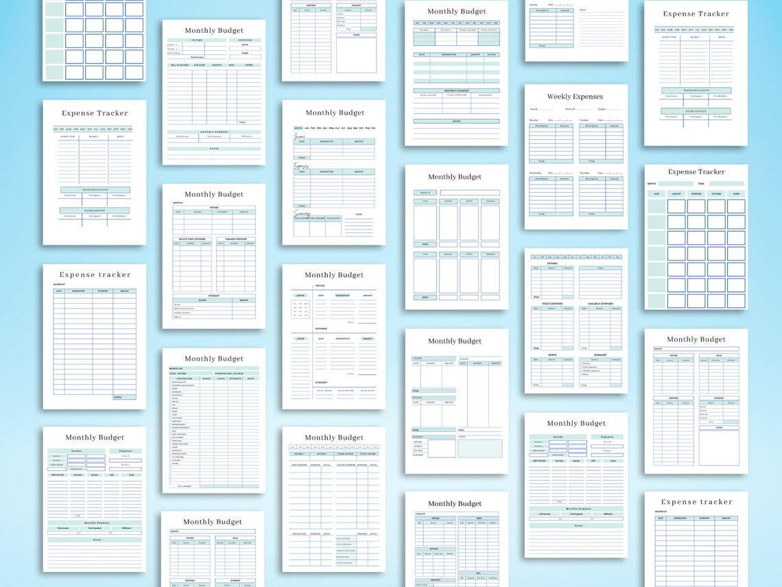 Budget Planner Printable Budget Binder Budget Planner - Etsy