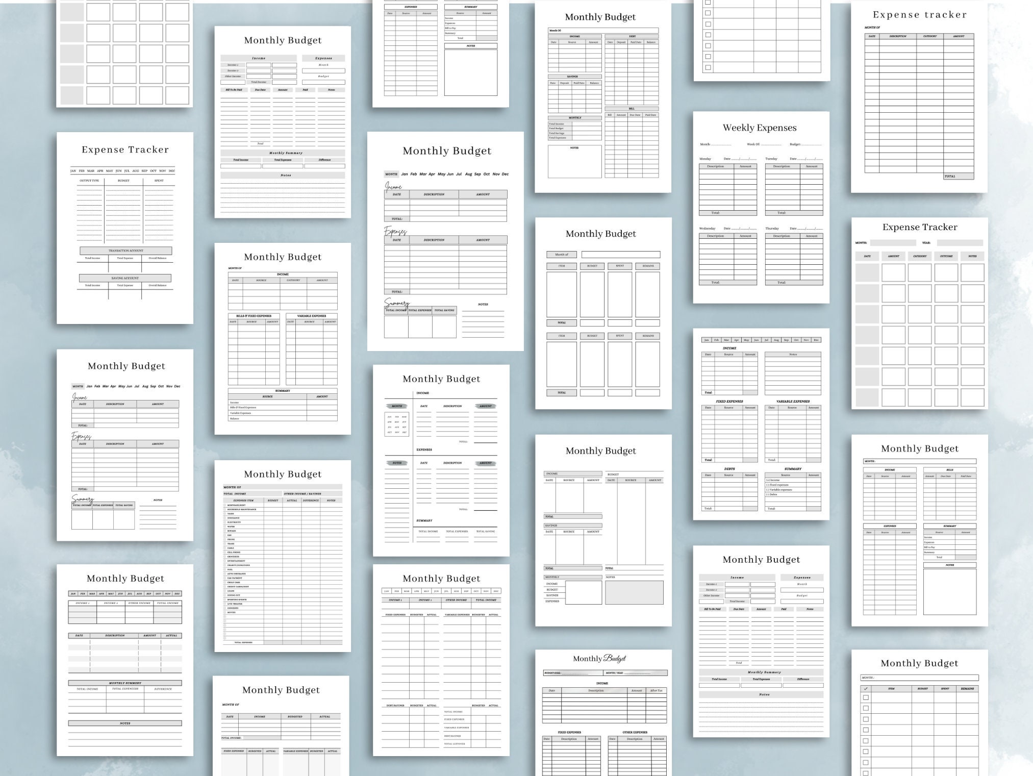 Budget Planner Printable Budget Binder Budget Planner - Etsy