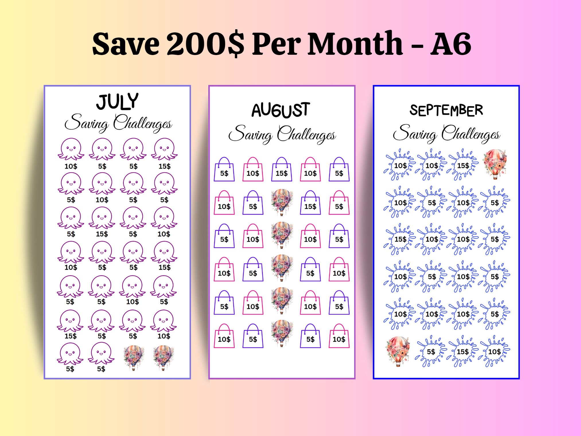 Savings Challenge Savings Challenge Printable Saving Challenge