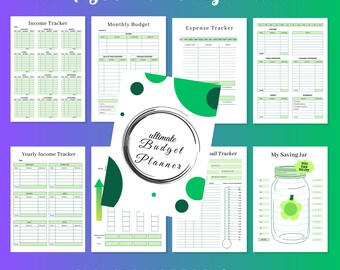 Budget Planner Printable, Budget binder, Budget Planner, Budget tracker printable, Budget tracker, Savings tracker, Paycheck Budget Planner