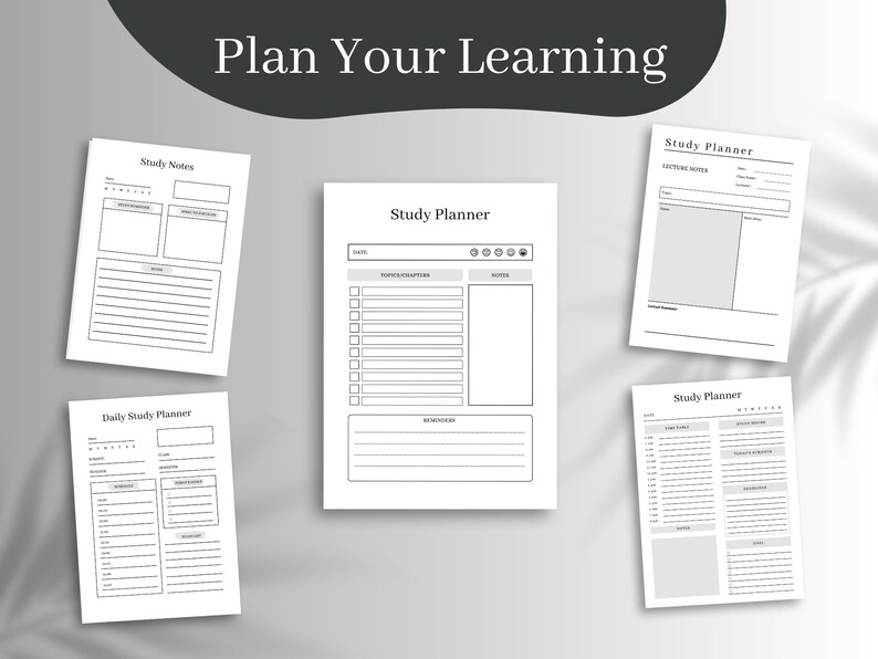 Student Planner Printable Study Planner Printable College Student student-planner-printable-study-planner-printable-college-student