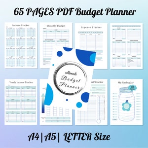 Budget Planner Printable, Budget binder, Budget Planner, Budget tracker printable, Budget tracker, Savings tracker, Paycheck Budget Planner