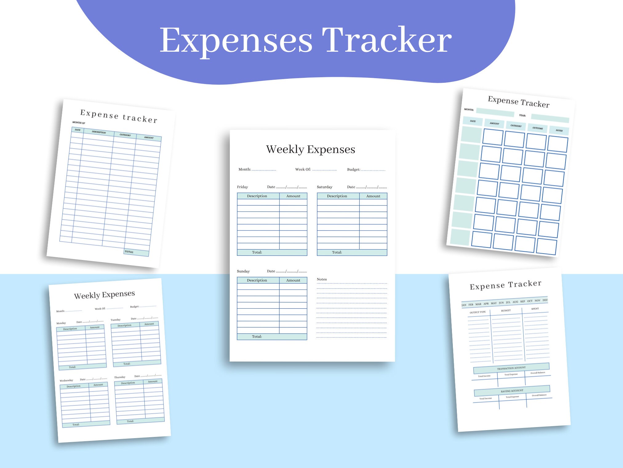 Budget Planner Printable Budget Binder Budget Planner - Etsy