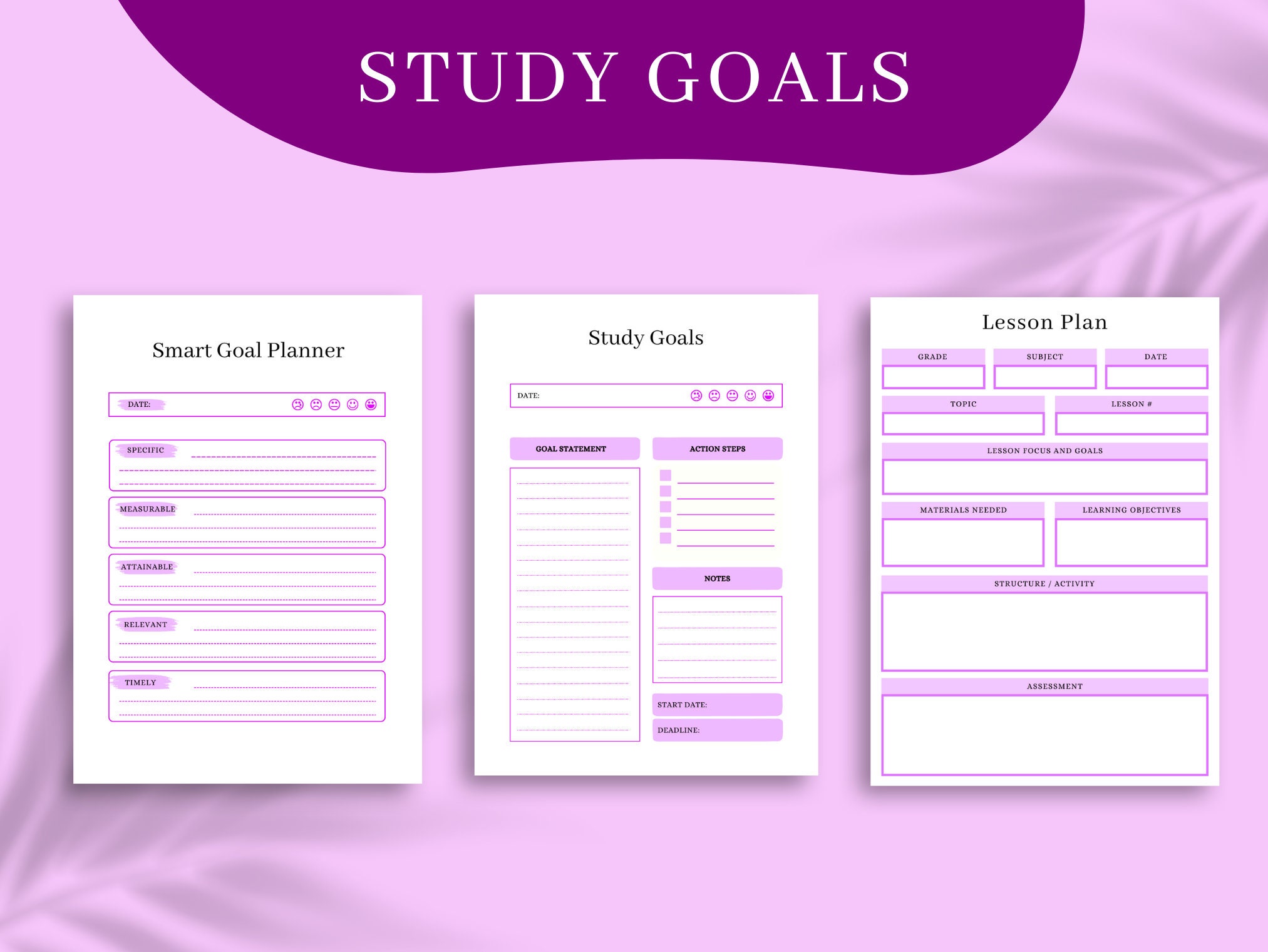 student-planner-printable-study-planner-printable-college-etsy