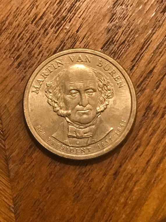 2008 D Martin Van Buren Dollar Coin Etsy
