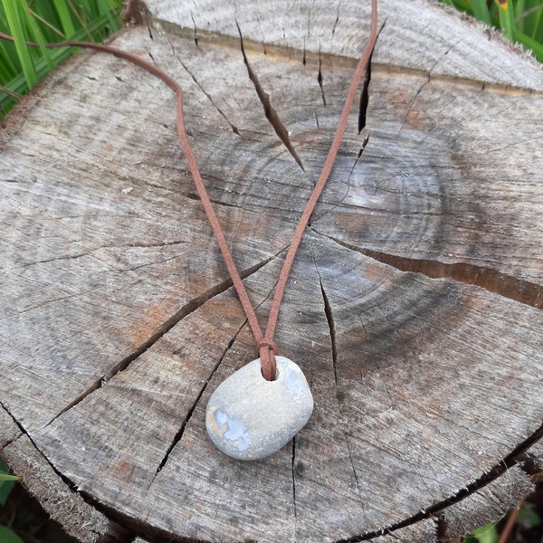 Unique Gift - Pendant - Hag Stone -Mystical - Surf - Good Luck - Jewellery - Talisman- Adder stone - Holey Stone - Natural