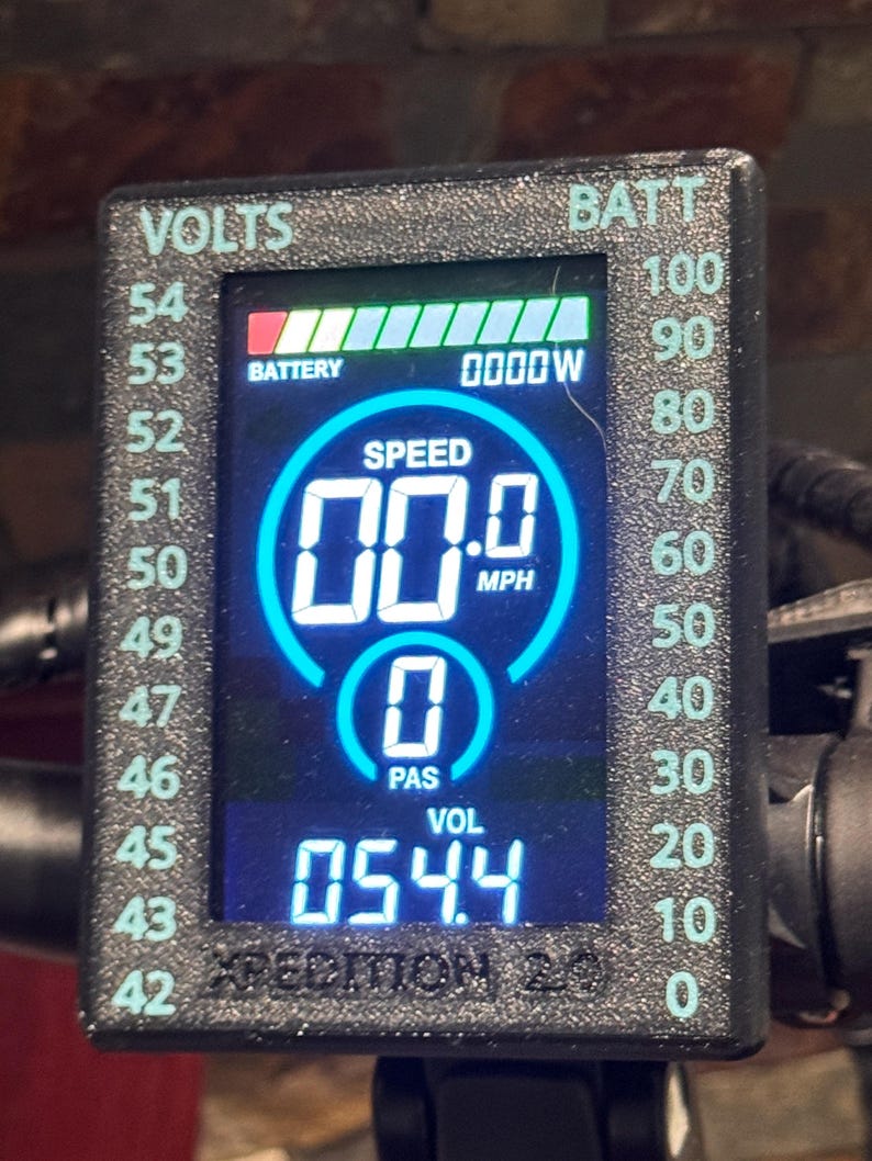 XPedition2 / XPeak2 / Trike Voltage Chart Screen Protector