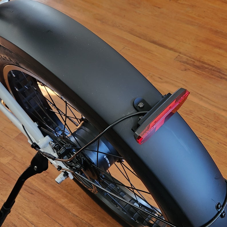 Lectric Ebikes XPeak Rear Tail Light Relocation Bracket image 1