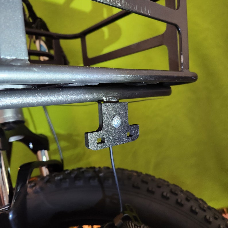 Lectric Ebikes XPeak Headlight to Front Basket Relocation Bracket image 4