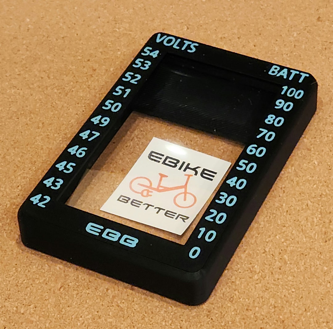 Lectric Ebikes Display Cover Clear Shield W/ Battery & Voltage Chart