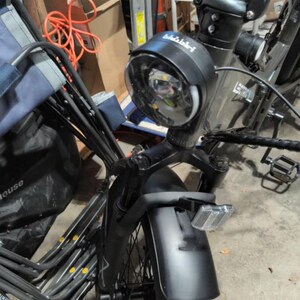 Lectric eBike Elite Headlight Relocation Bracket with Hidden AirTag Mount | XP4 image 2