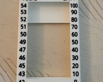 Lectric Ebikes Display Cover - Battery/Voltage Chart & Clear Dust/Scratch Shield - fits models with monochrome screen M5N (Black on White)