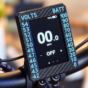 Lectric eBikes XP 4.0 / Trike2 / XPress2 / XPress Lite - Carbon Fiber Style Display Screen Protector Weather Resistant Easy Install Cover image 5