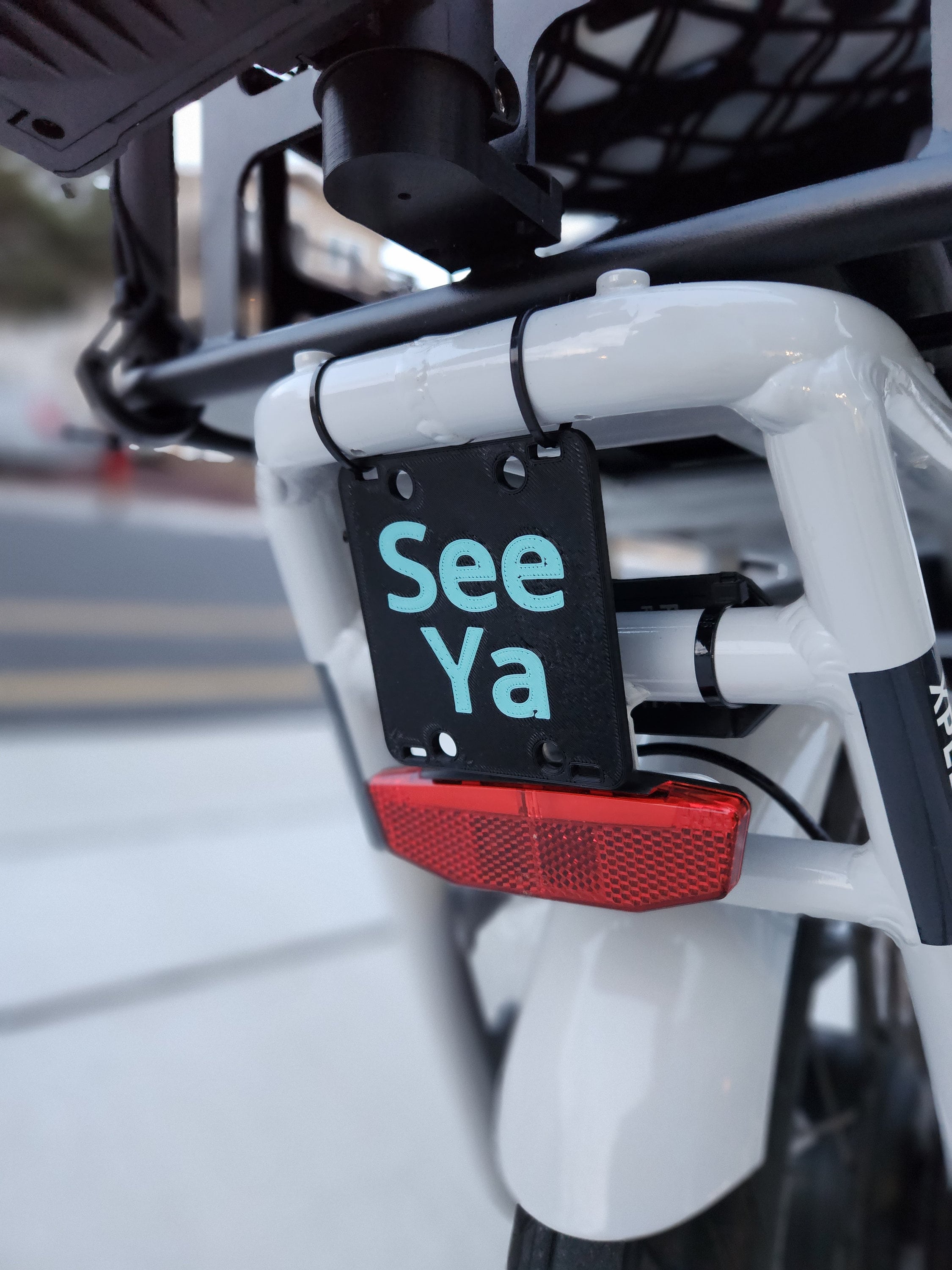eBike License Plate – Funny Plaque Alt Design
