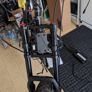 RAD Power Bikes - Stem Mounted AirTag, Tile Sticker, or Galaxy SmartTag2 Tracker Holder - Black