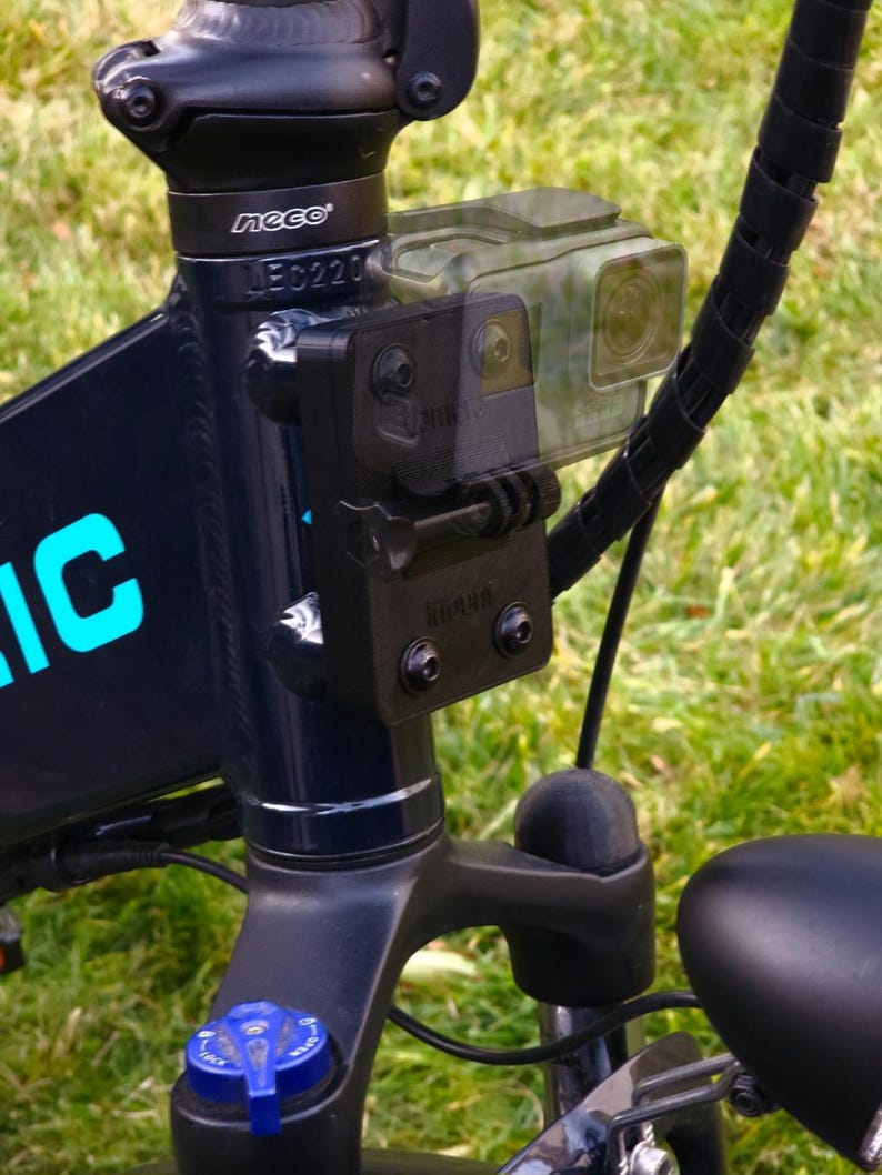 Lectric Ebike GoPro Camera Mount | Hidden AirTag/Tile/Smarttag2 Tracker image 3