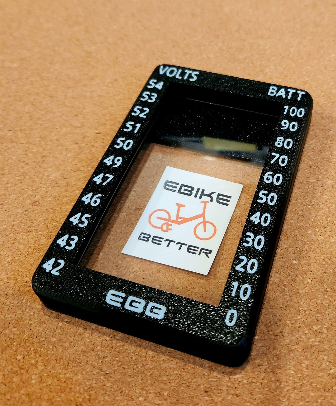 Lectric Ebike Display Cover Clear Shield and Battery/voltage Chart Fits