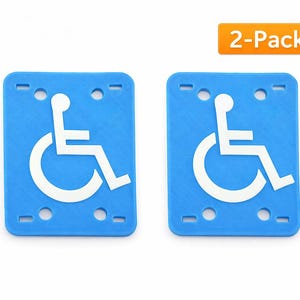 eBike Accessibility Indicator Placard (2-Pack) – Visibility & Awareness Symbol