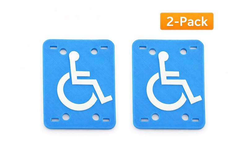 eBike Accessibility Indicator Placard 2-Pack