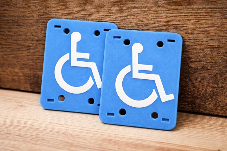 eBike Accessibility Indicator Placard (2-Pack) – Visibility & Awareness Symbol image 6