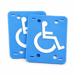 eBike Accessibility Indicator Placard (2-Pack) – Visibility & Awareness Symbol image 4