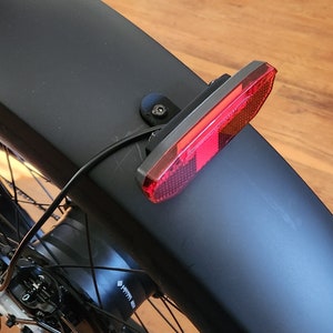 Lectric Ebikes XPeak Rear Tail Light Relocation Bracket image 4