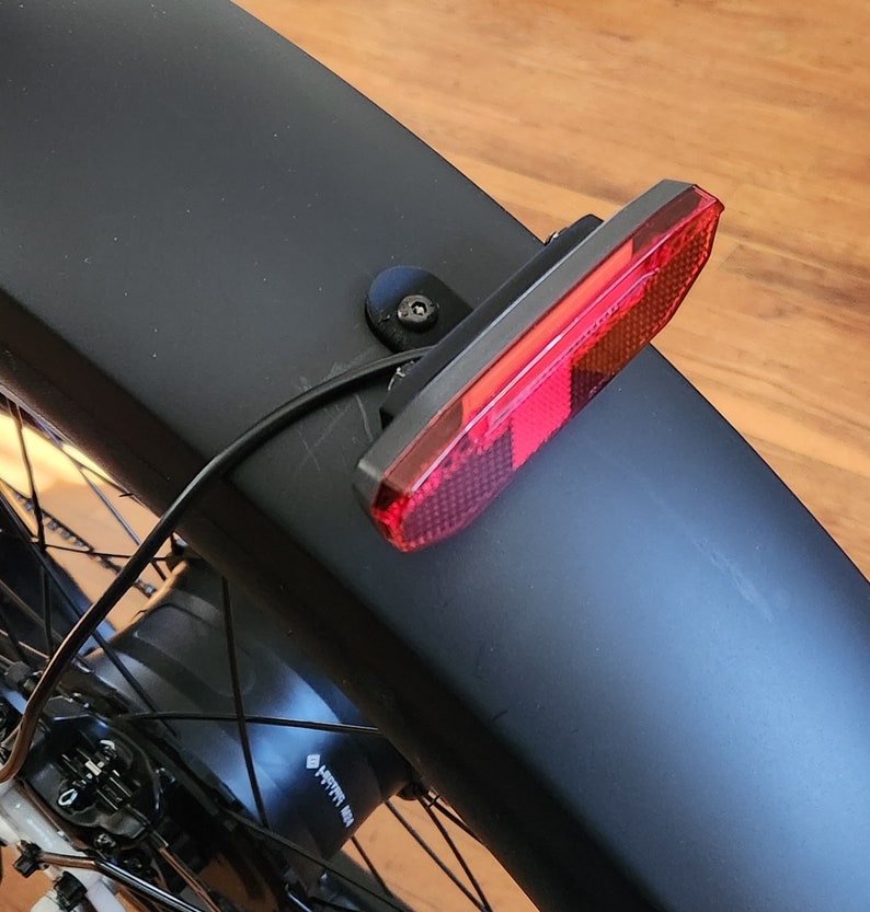 Lectric Ebikes XPeak Rear Tail Light Relocation Bracket image 4