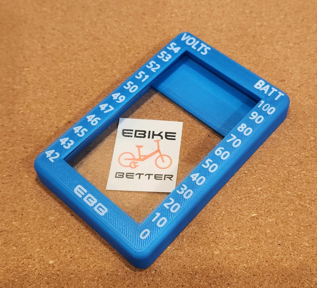 Lectric Ebike Display Cover Clear Shield and Battery/voltage Chart Fits