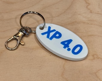 Lectric-sleutelhanger - blauw op wit - compatibel met Lectric Ebike XP 4.0-model