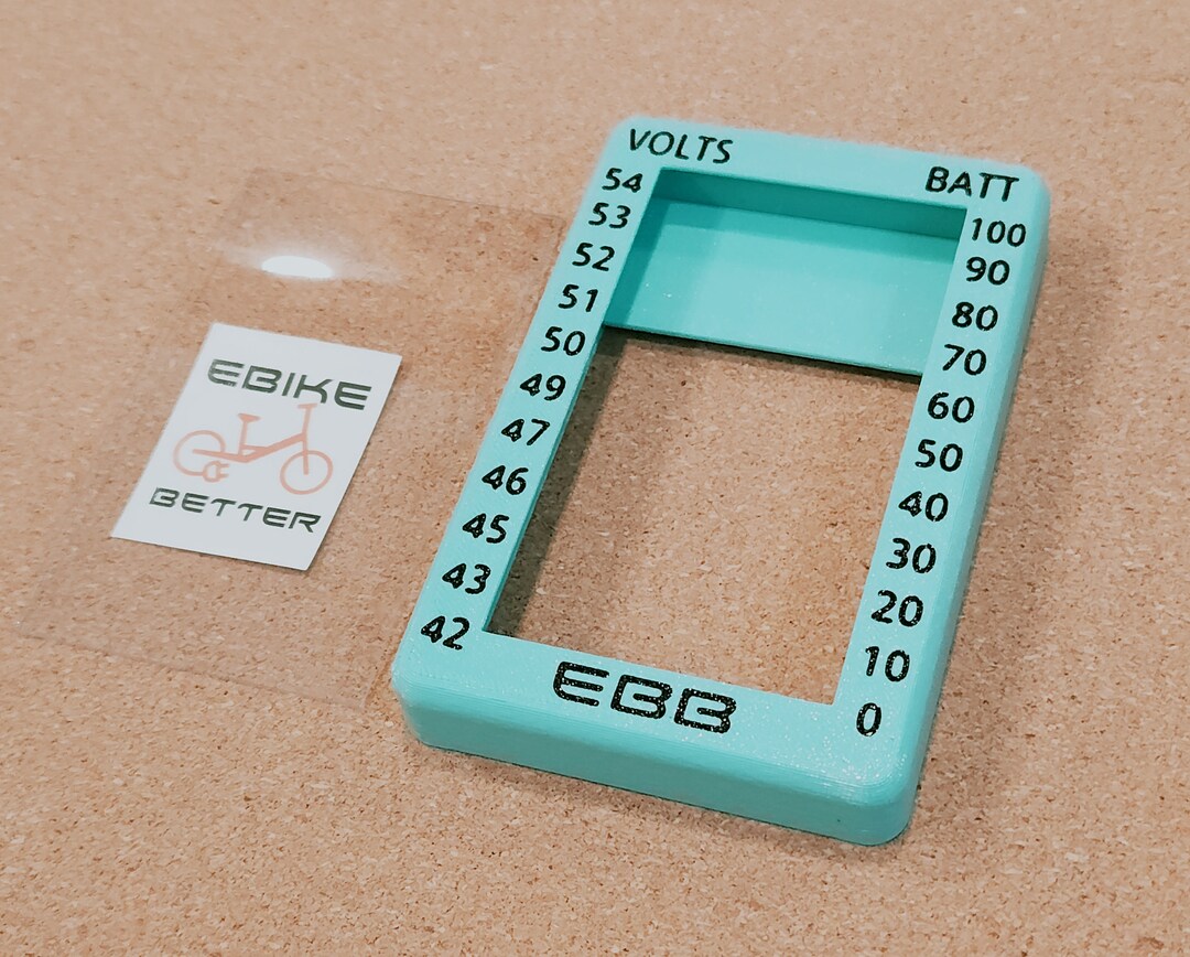 Lectric Ebike Display Cover Clear Shield With Battery/voltage Chart Fit
