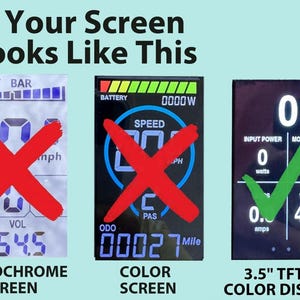 Lectric XP 4.0 / Trike2 / XPress2 - Ebike Screen Protector: Water Resistant (FSD** on the back) Cover image 4