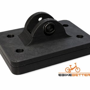 Lectric eBike Elite strålkastarfäste med dolt AirTag-fäste | Rengör styrstaminstallation