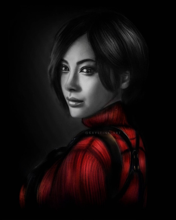 AI Art: Ada Wong (Resident Evil 4 Remake) by @5 5