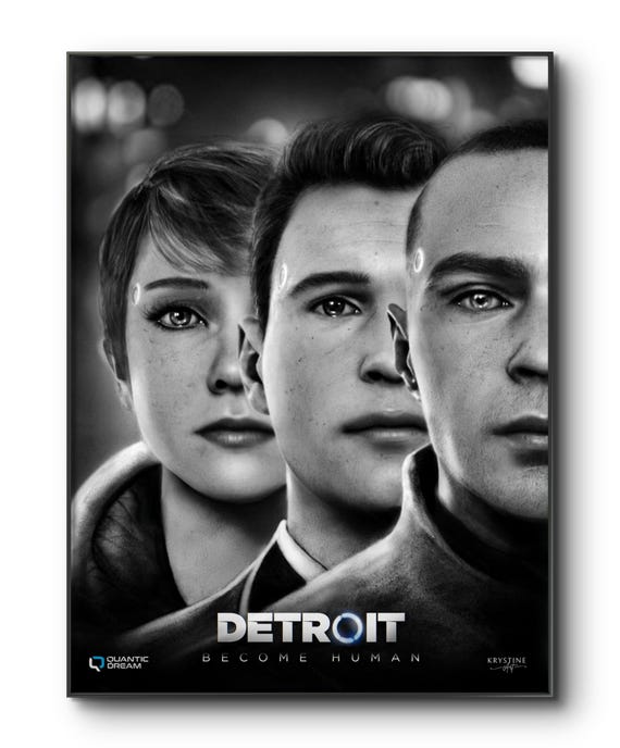 Kara, Markus and Connor- Detroit Become Human - Etsy